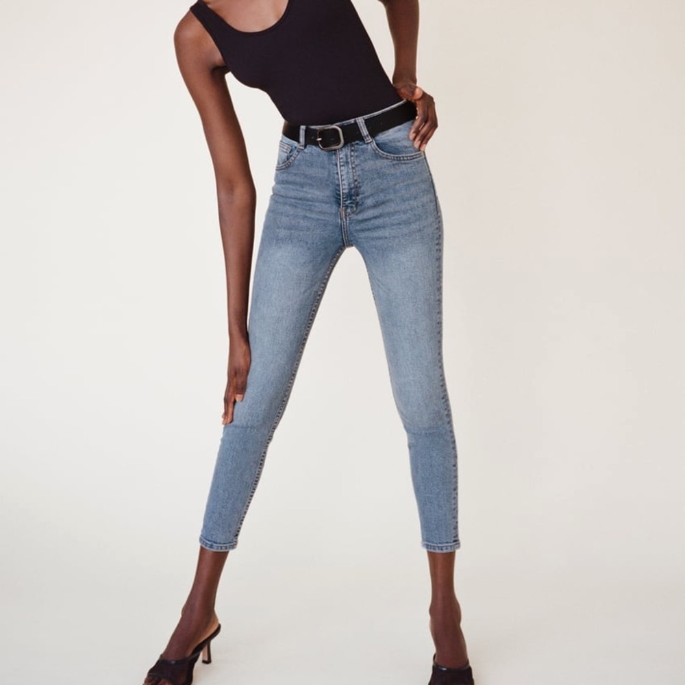 *NWT* Zara Vintage Hi Rise Skinny Jeans